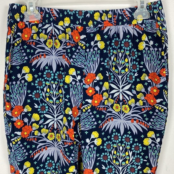 Marc Jacobs 'Maddy Botanical' Print 100% Silk Pants sz 4 - Picture 3 of 12
